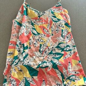BRAND NEW NineWest multicolored silk tank top
